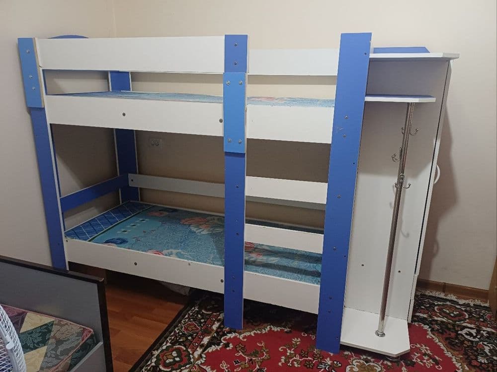 Кроват Детские 2 этажные шкафи билан — 1