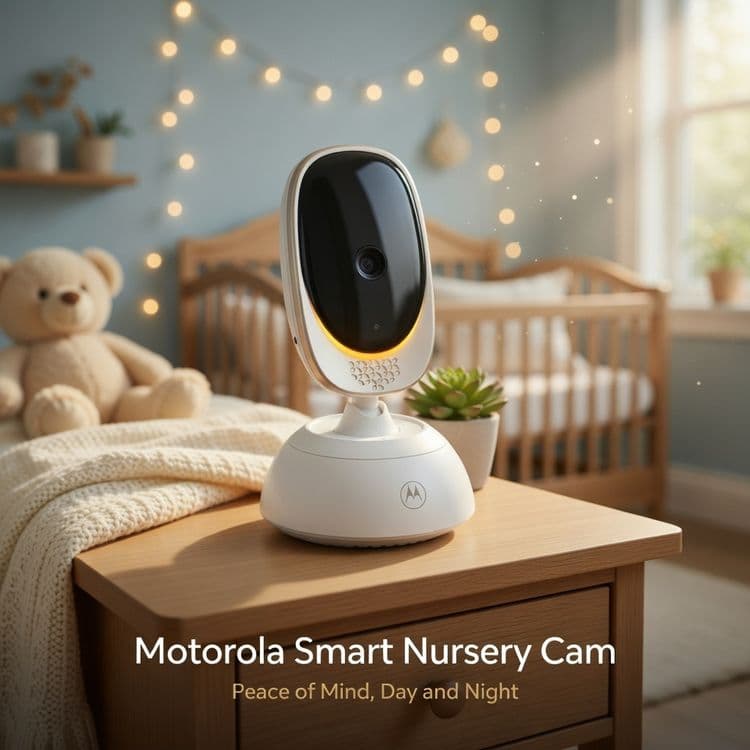 Радионяня Видеоняня Motorola 5 дюйм экран HD 720p Камера + Wi Fi — 3
