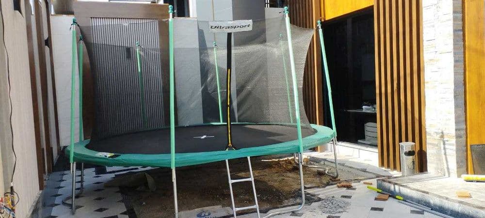Батут каркасный. Оригиналная-244 см. Доставка и установка бесплатно — 7