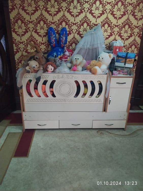 Детская мебель кровать и шкаф — 4