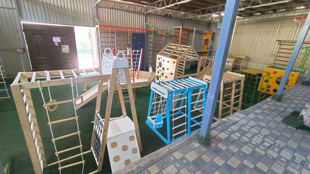 Шведская стенка, турник, качели в комплексе "Baby-малыш" от Turnik.uz — 8