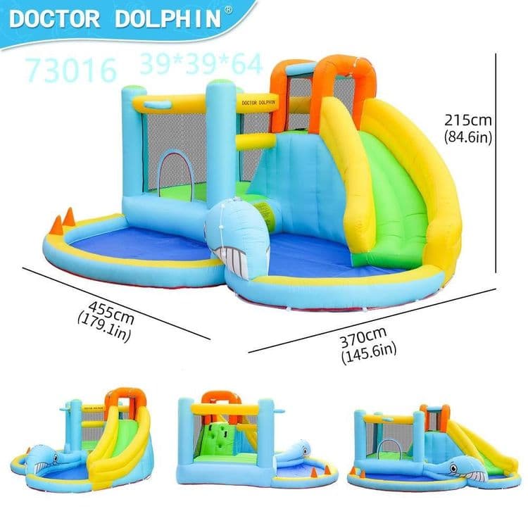 Детский батут ( Doctors Dolphin) 287× 262×182 . Бесплатная доставка — 4