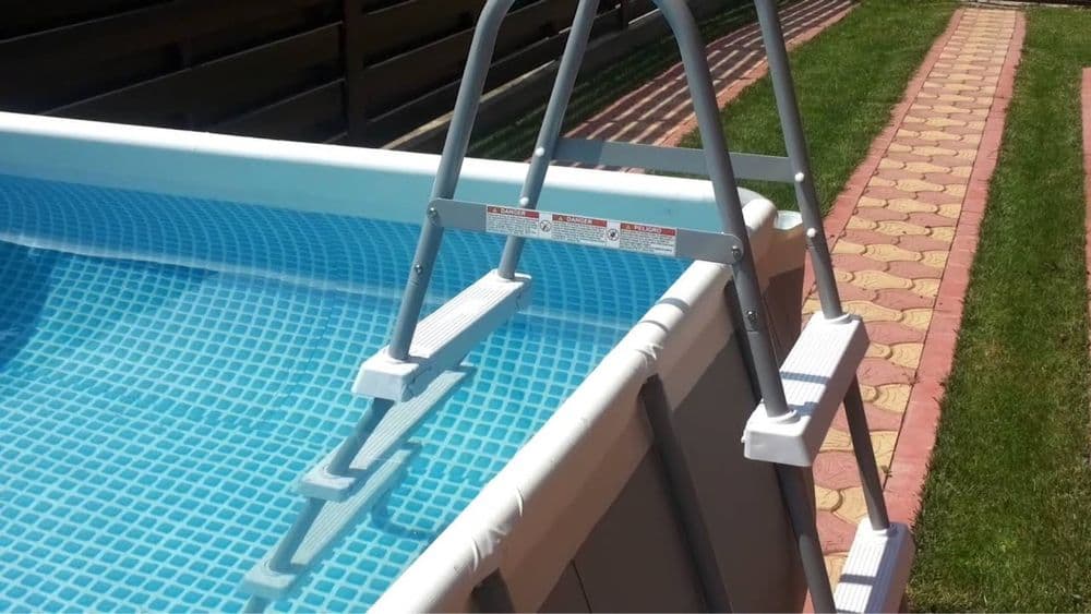 Бассейн Каркасный Intex 400x200x100 см с фильтр-насосом и лестницей — 3