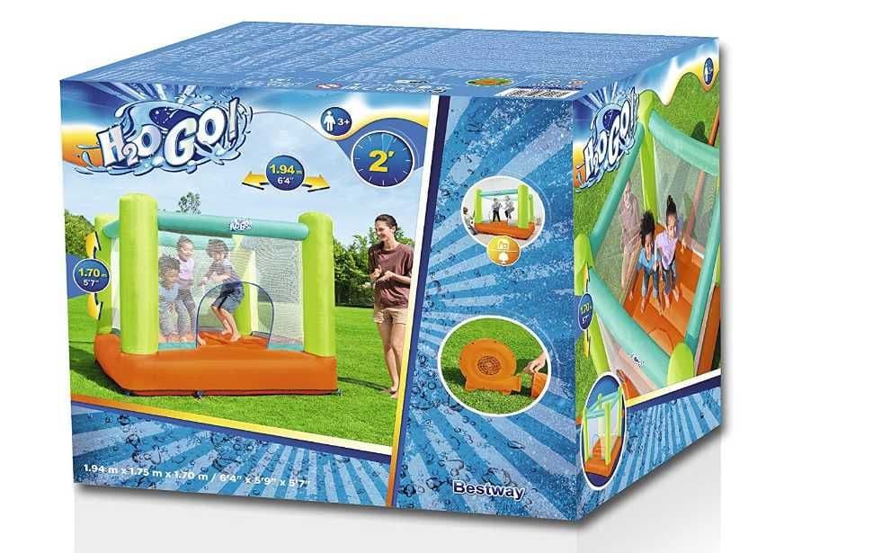 Батут надувной. Bestway-194x175x170 см. Доставка и установка бесплатно — 5