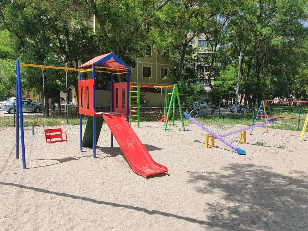 Детские площадки от производителя "Turnik.uz". Качели, горки, карусели — 6