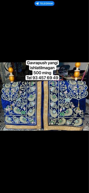 Kavorapoʻsh, zardoʻzi qilingan — 1