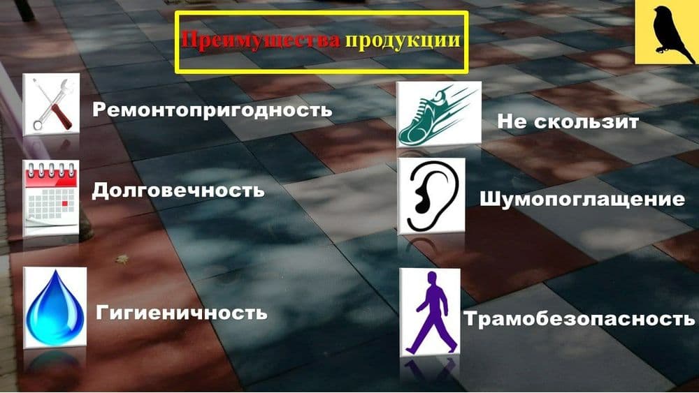 Резина плитка ишлаб чикарамиз,, болалар уйингохи, спортзал учун — 4