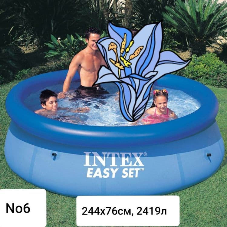 2.44×76 Basseyn Intex skitkada Samarqand dastavka — 1