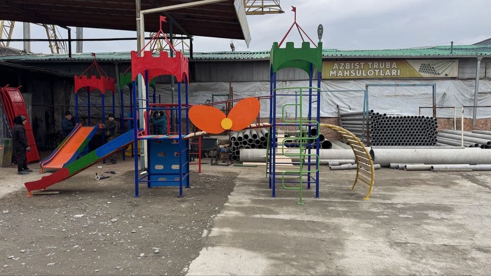 Десткие уличные качели и комлексы на заказ — 1