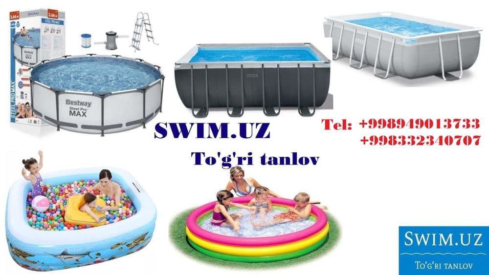 Basseyn 2.44×76|Intex|bestway|надувной|shishr|oilaviy|hovli|uy|nasos| — 4
