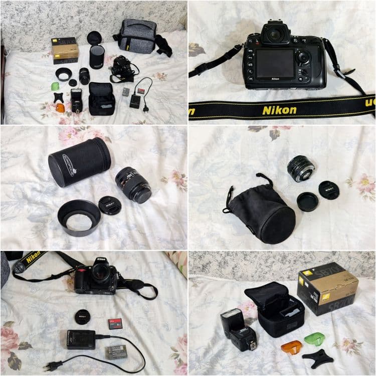 Nikon d700 + объективы и вспышка , комплект рабочий