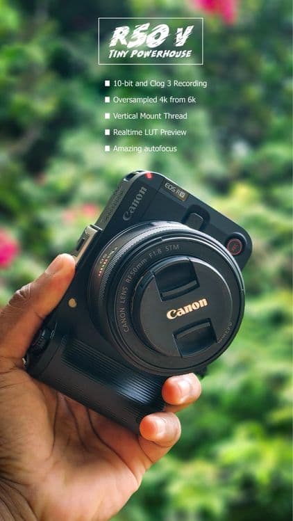 Canon R50v 14-30mm IS PZ 4K 60p 4.2.2 10bit лучше чем Sony ZV-E10 II — 4