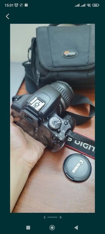Фотоаппарат, Объектив EF-S 18-55 — 4