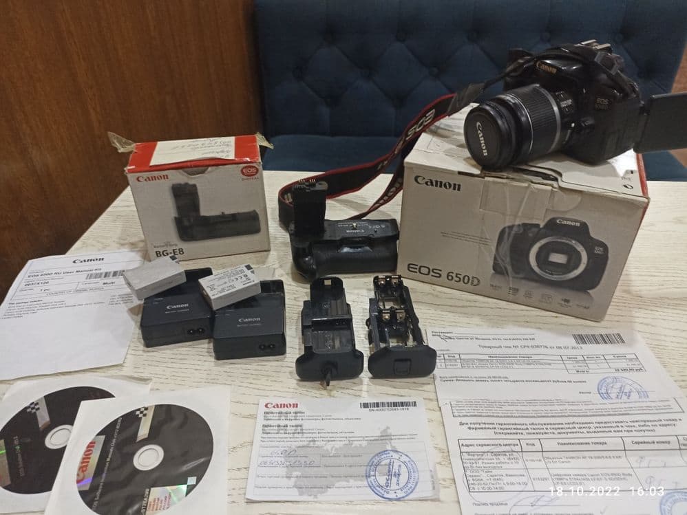Canon d650 otlichni sostayana — 1