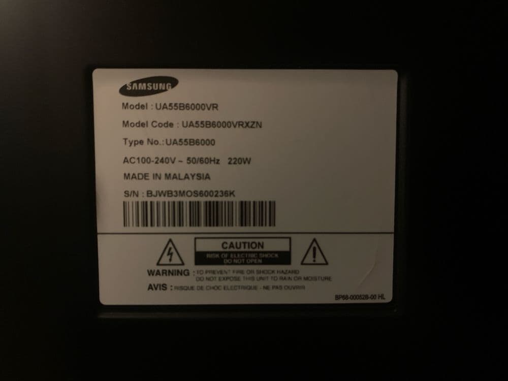 Б/У ТВ Samsung 55 дюймов с проблемами экрана (полосы) — 3