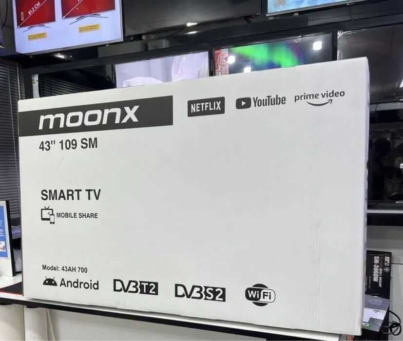 ТЕЛЕВИЗОР MOONX 32,43,50,55 4K Smart android tv Доставка бесплатно — 2