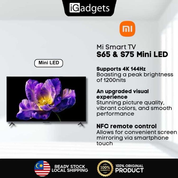 Телевизор Xiaomi TV S Miniled  Google Smart TV 144Hz Global Original — 6