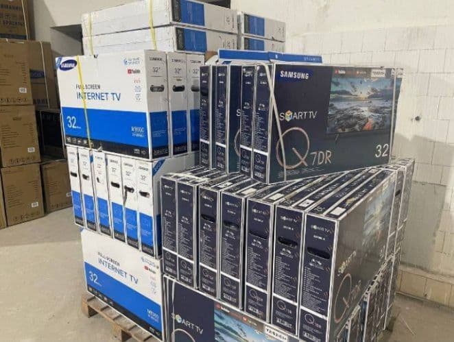 Телевизор SAMSUNG™ QRiSTAL AndroiD14 +GOLOS Smart FULL 45~32~40~55~65 — 2