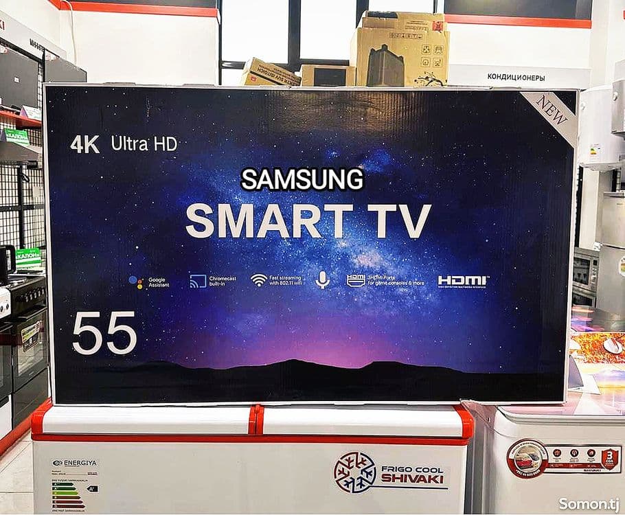 Телевизор SAMSUNG™ QRiSTAL AndroiD14 +GOLOS Smart FULL 45~32~40~55~65 — 5