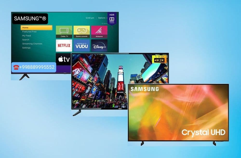 Телевизор SAMSUNG™ QRiSTAL AndroiD14 +GOLOS Smart FULL 45~32~40~55~65 — 6