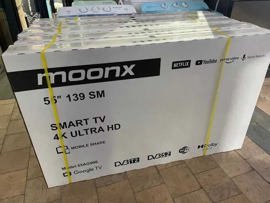 Телевизор MOONX smart tv android доставка БЕСПЛАТНО — 1