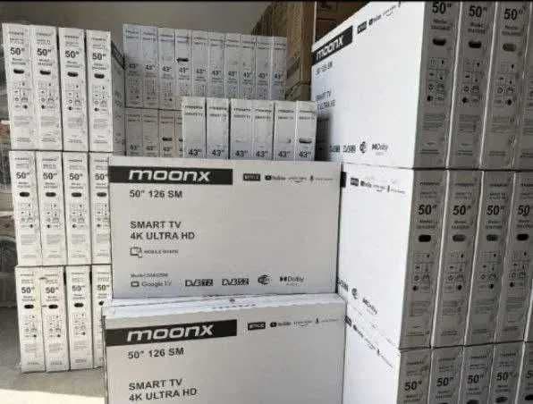 Телевизор MOONX 43 smart tv android доставка БЕСПЛАТНО — 1