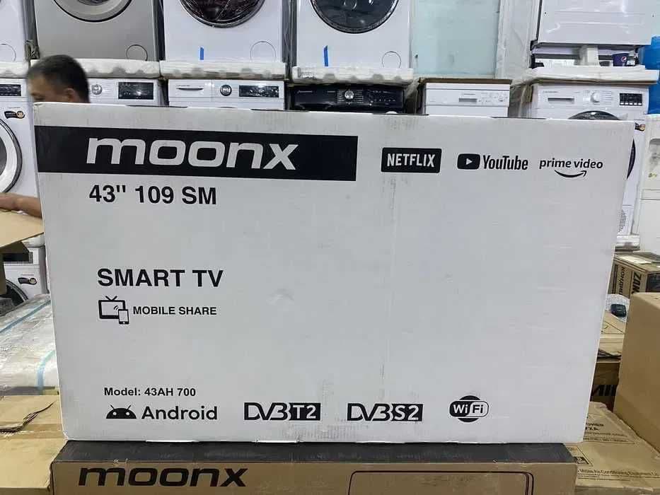 Телевизор MOONX 43 smart tv android доставка БЕСПЛАТНО — 3