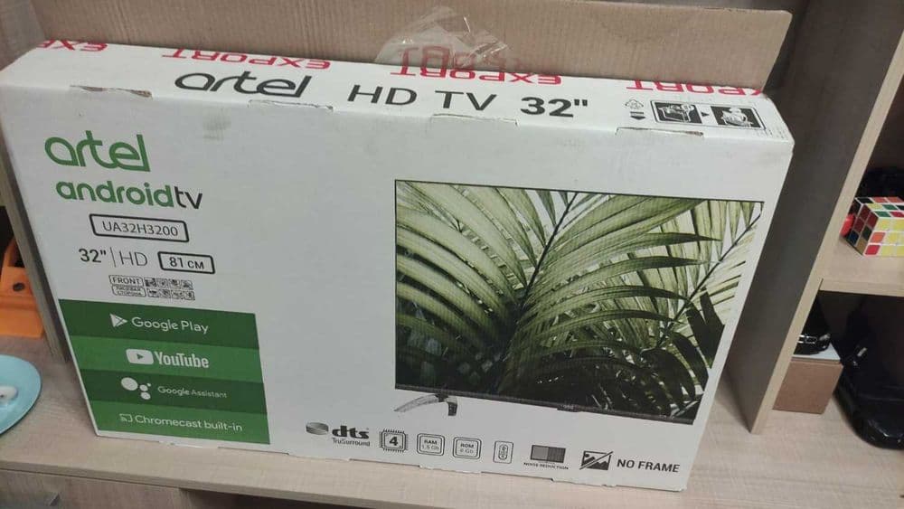 (Новый) Artel 32 smart tv HD (noframe) безрамочный! Голосовой — 1