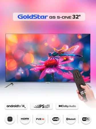 Телевизор GoldStar 43GS TWO Android 14 по Низкой цене+ Доставка! — 1