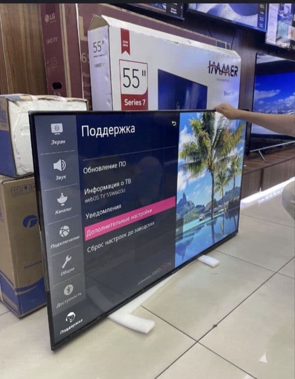 Телвизор Hew! ZIFFLER 55 smart TV 4K 2022 год 55W600U — 1