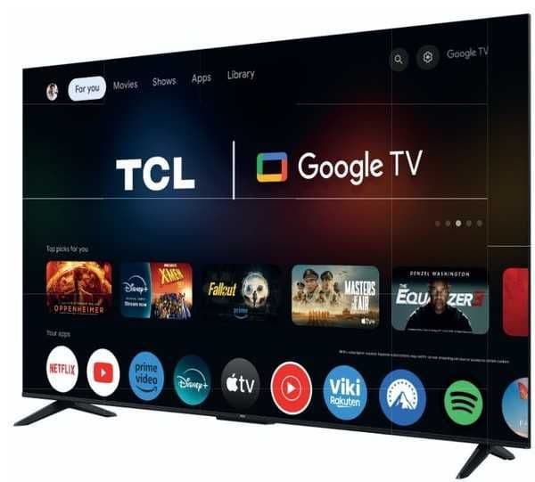 NEW TCL 43V6C 4K Google TV без рамочный по низкой цене+Доставка! — 4