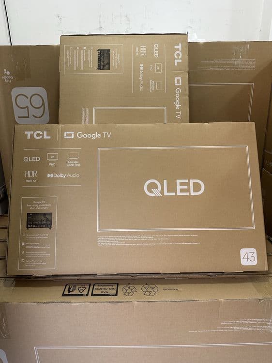 Телевизор TCL 43’ Google TV QLED, 2к FHD, Dolby Audio с доставкой! — 1