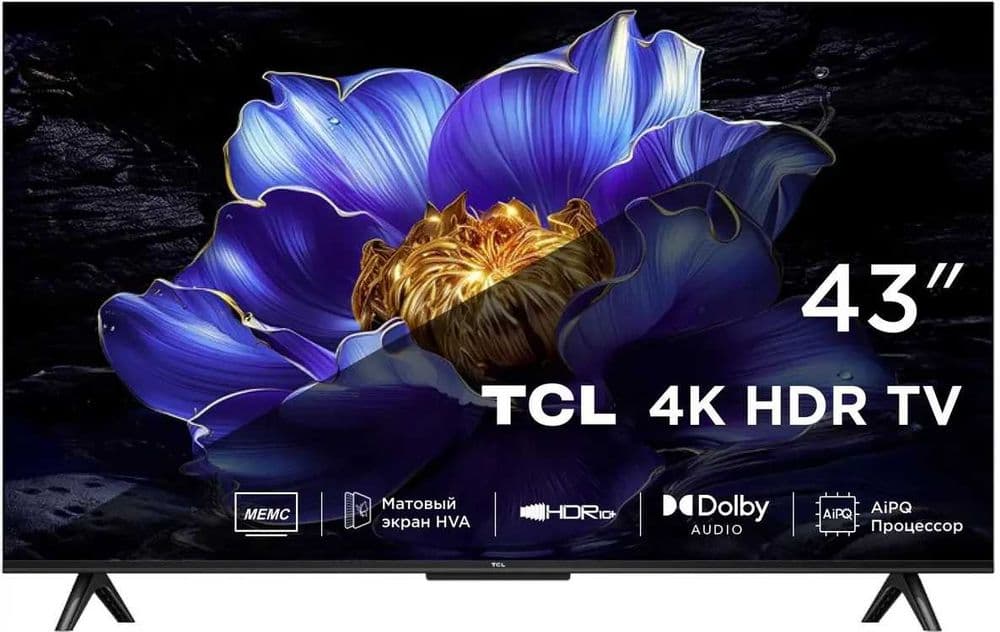 NEW TCL 43V6C 4K Google TV Голосовой по низкой цене+Доставка!! — 1