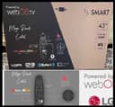 Новый. Телевизор Smart LG 43 (FSV22) WEB OS