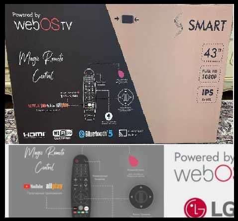 Новый. Телевизор Smart LG 43 (FSV22) WEB OS — 1