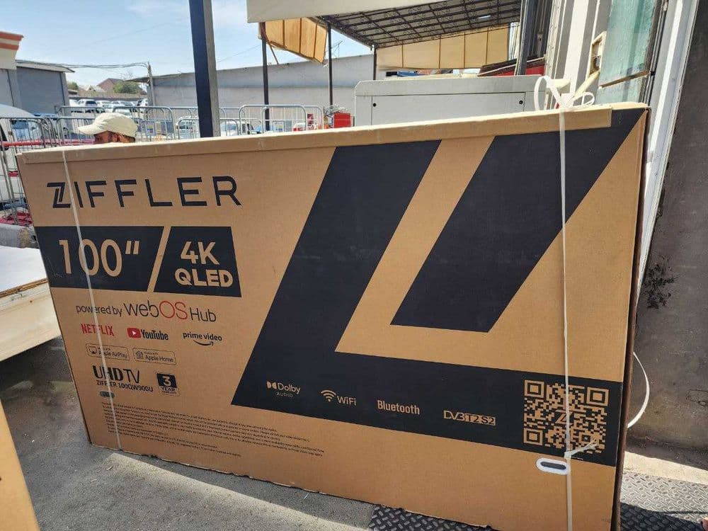 Телевизор ZIFFLER платформа WEBOS, QLED4K Smart, все моделы, доставка — 1
