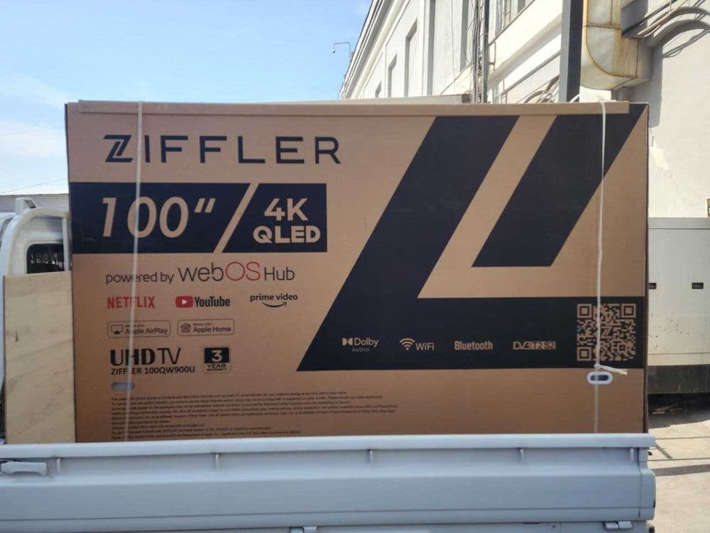 Телевизор ZIFFLER платформа WEBOS, QLED4K Smart, все моделы, доставка — 3