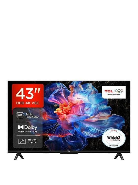 Tcl 43V6C 4k televizor — 2