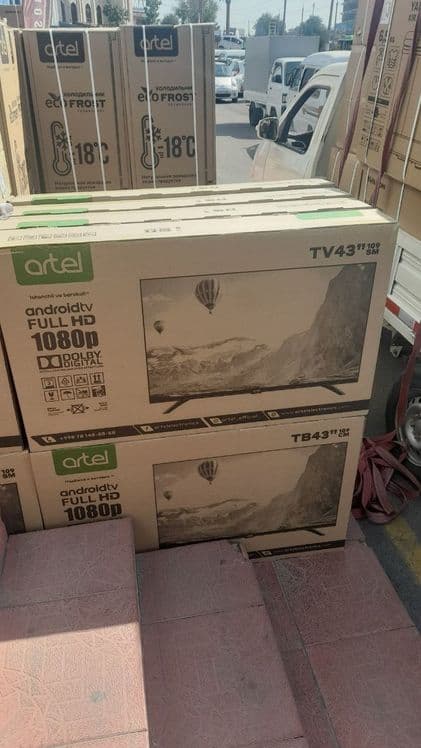 Skidka ARTEL 43* 3502 Smart TV 4K. Golosovoy pultli 3 Yil garan — 1