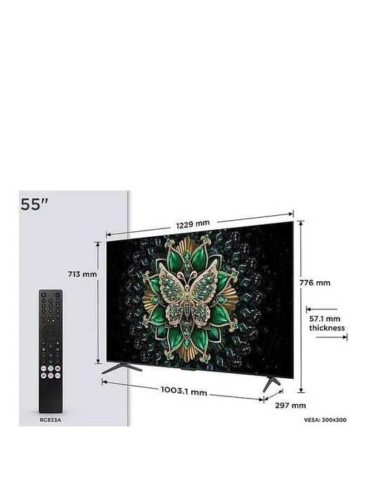 Телевизор Tcl 50/55/uhd smart/qd mini led/ 144hz / +Доставка +Прошивка — 2