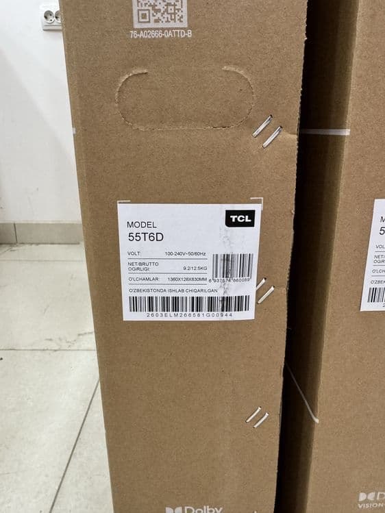Телевизор TCL 65/55 T6D QLED TV 4K, Google TV, гарантия 3 года — 3