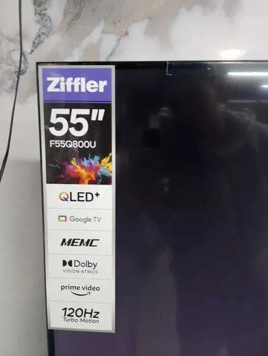 Телевизор  Ziffler 55 QLED 4К SMART Google TV 120Hz  доставка бонус — 5