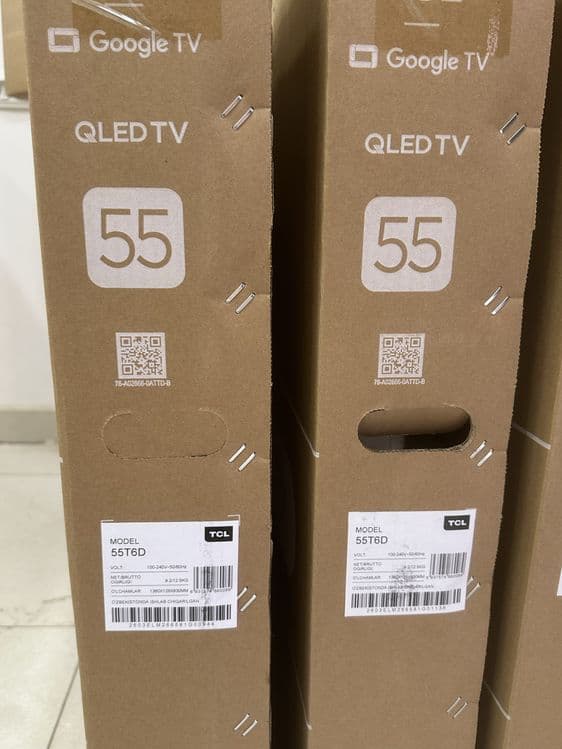 Телевизор TCL 55 T6D QLED 2026 GoogleTv новый модель Доставка Прошивка — 2