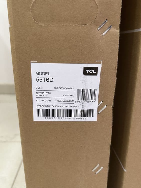 Телевизор TCL 55 T6D QLED 2026 GoogleTv новый модель Доставка Прошивка — 5
