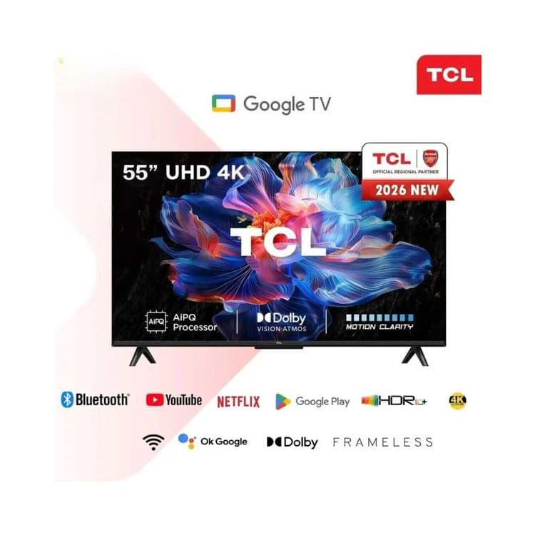 ТВ TCL 55T6D QLED 120HZ 4K Smart TV (2026 Model)  OPTOM Телевизор — 1