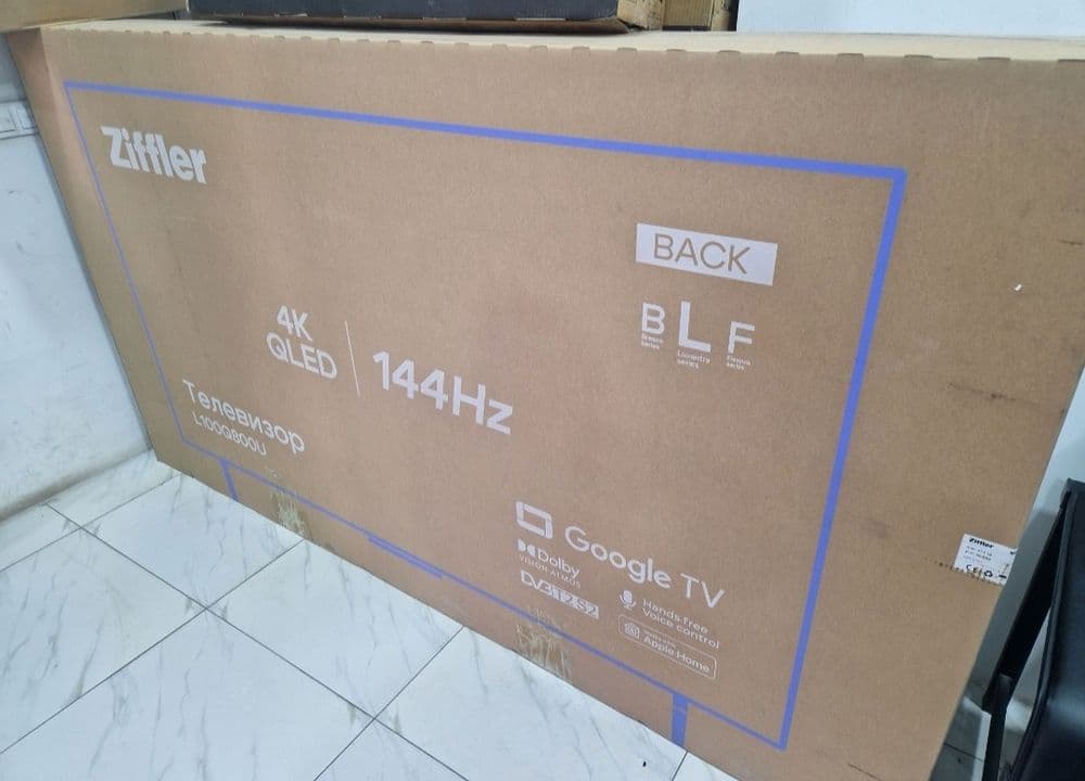 Телевизор Ziffler 65/75/85/100" 4K Smart TV – доставка бесплатно — 1