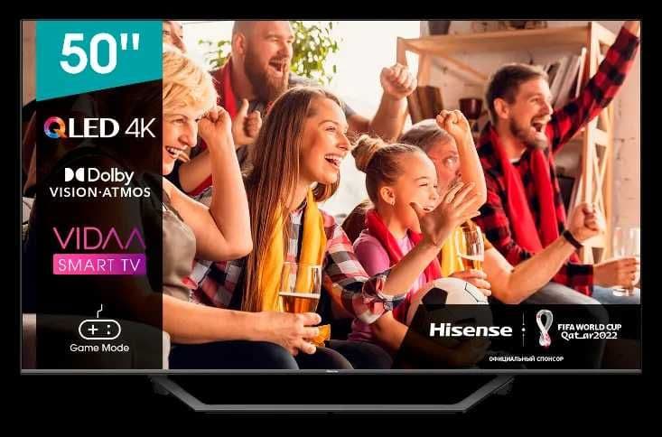 Телевизор Hisense VIDAA 4K QLED бесплатная доставка По Ташкенту+Скидка — 1