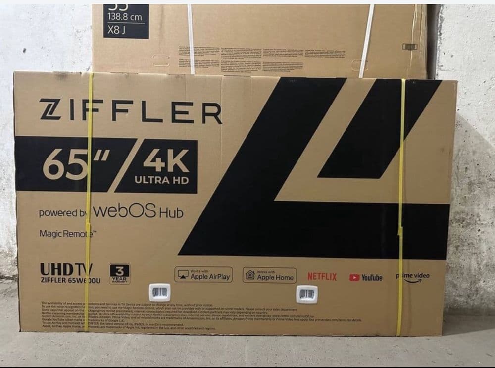 Ziffler 55Q800 — QLED, 4K UHD, 120Hz, Google TV — 4