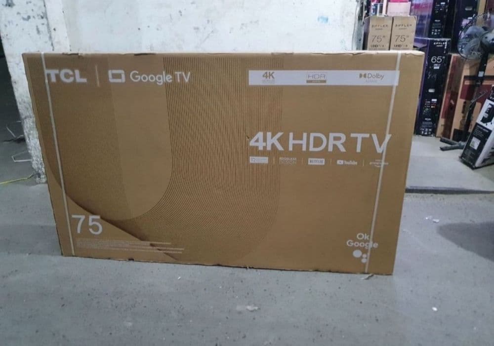 Телевизор TCL 75/65/55 Smart 4K Google tv 2025 Доставка бесплатно — 1