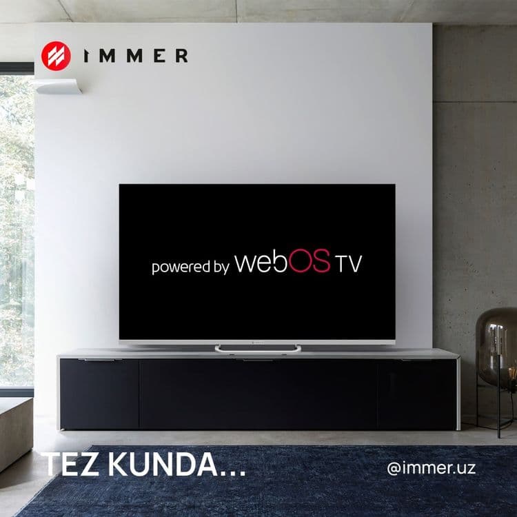 Телевизор IMMER U55W2 WebOS Смарт 4К от Официального дилера — 4